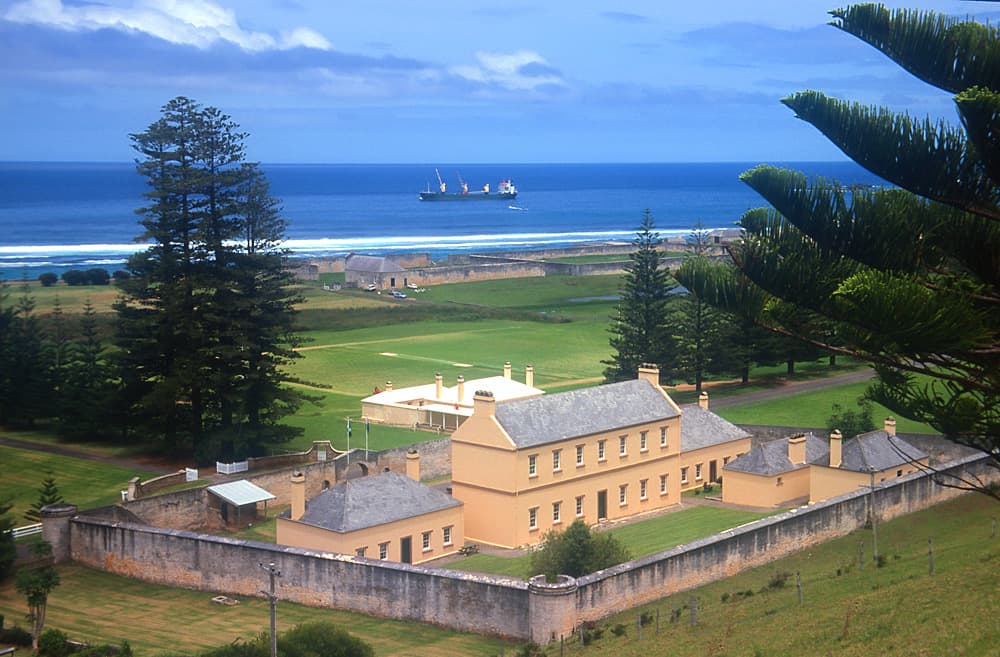Norfolk Island city skyline