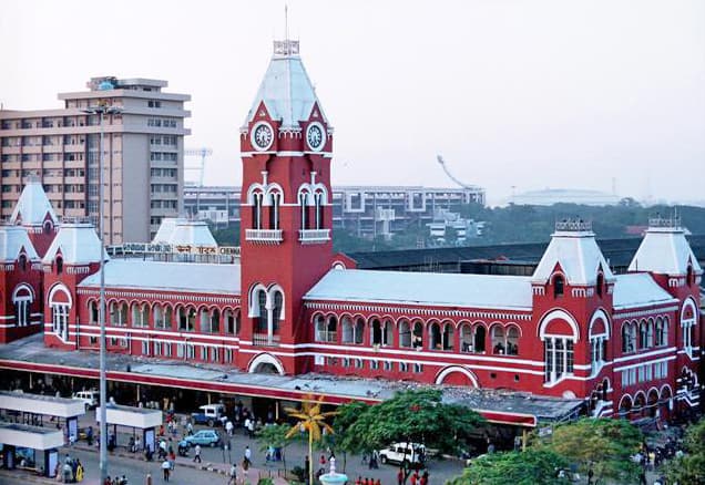 Chennai city skyline