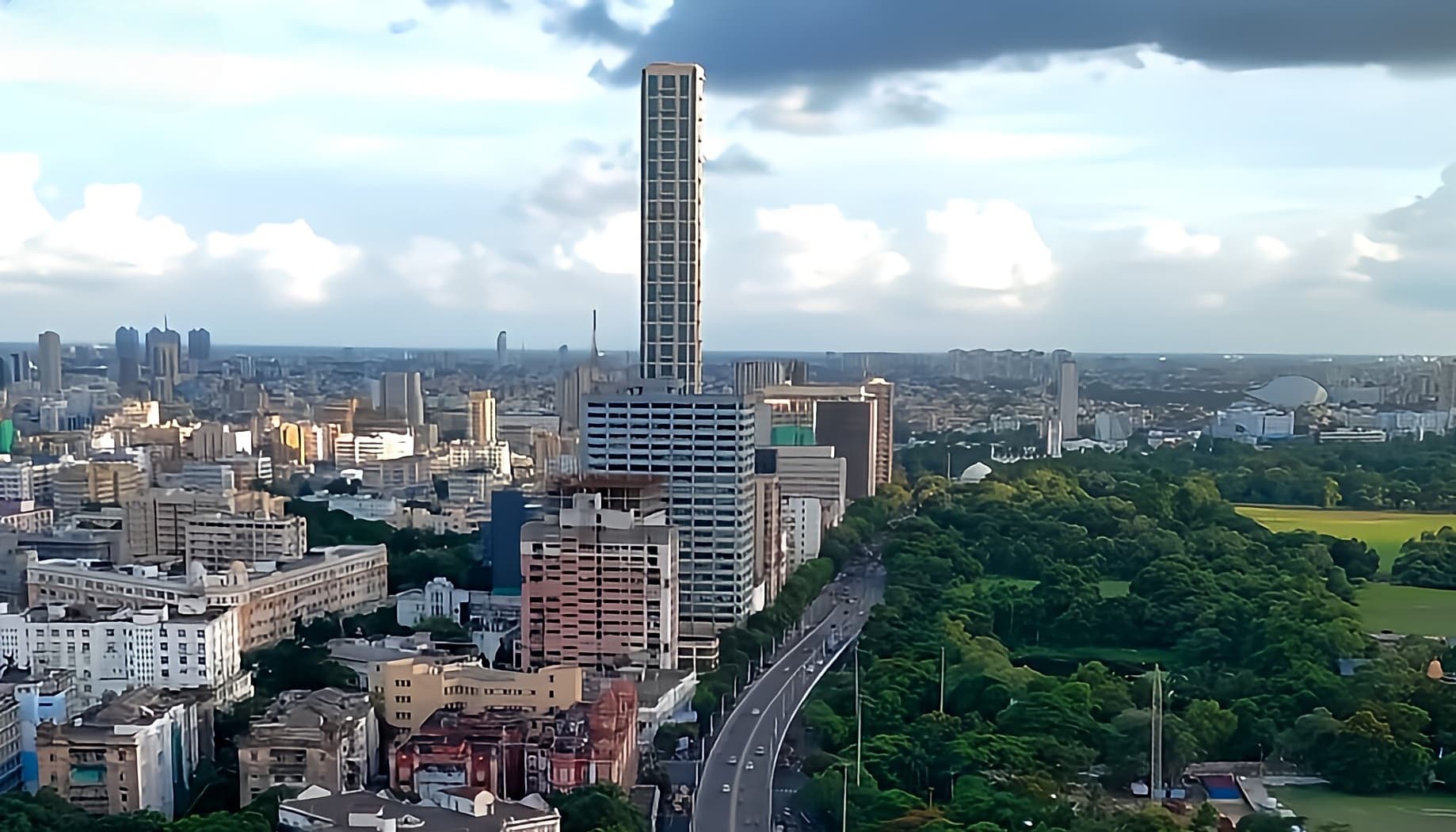 Kolkata city skyline