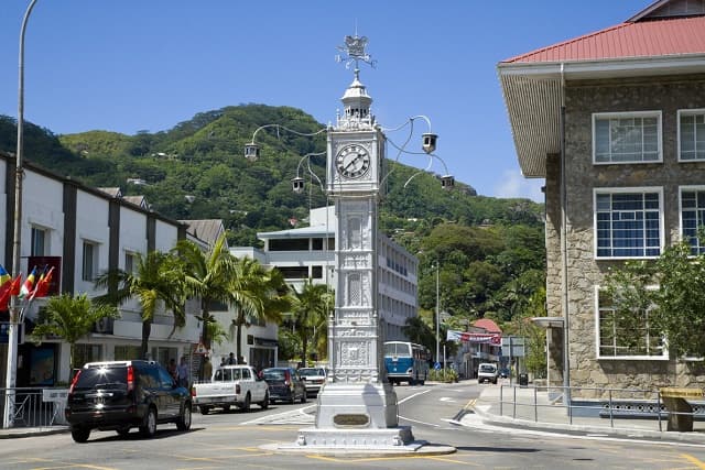 Seychelles city skyline