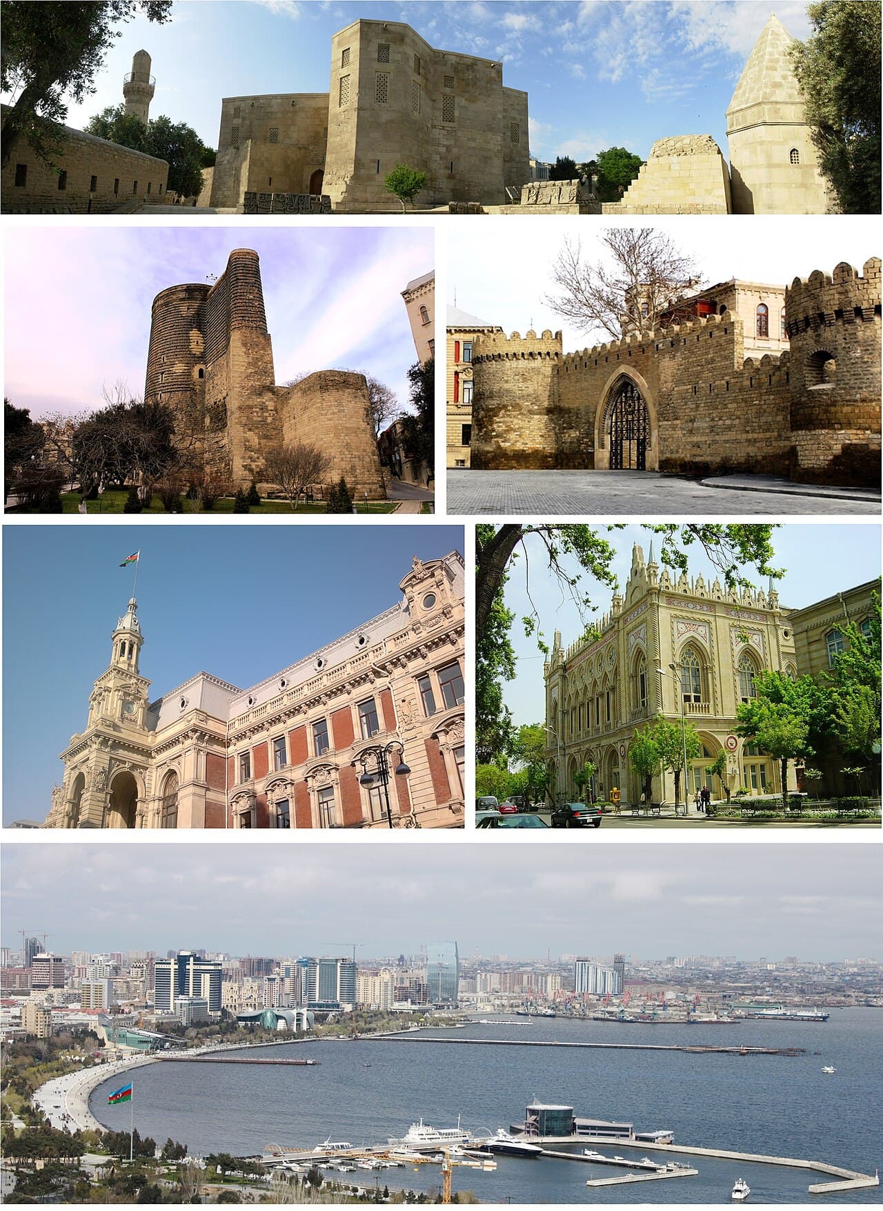 Azerbaijan city skyline