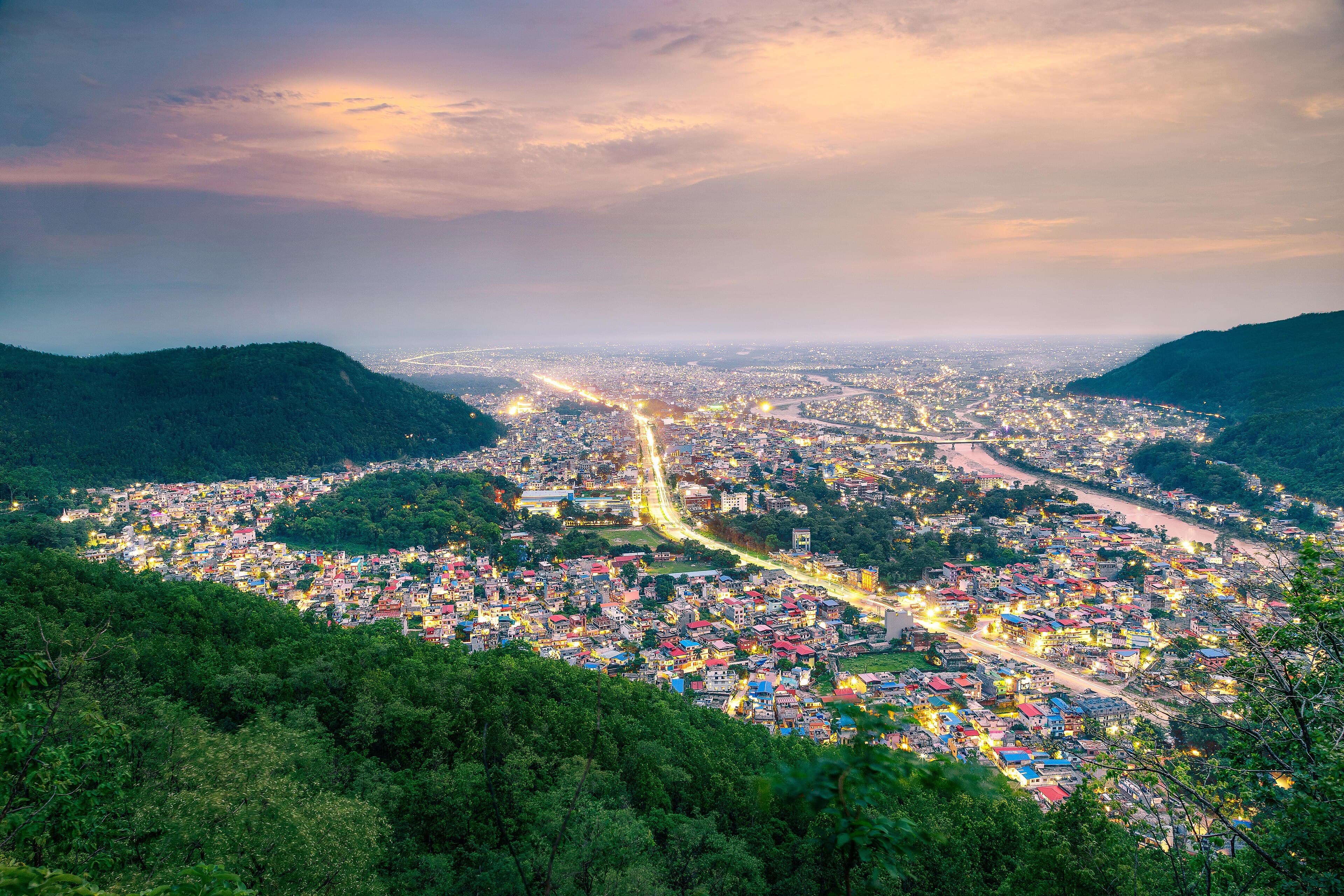 Butwal city skyline