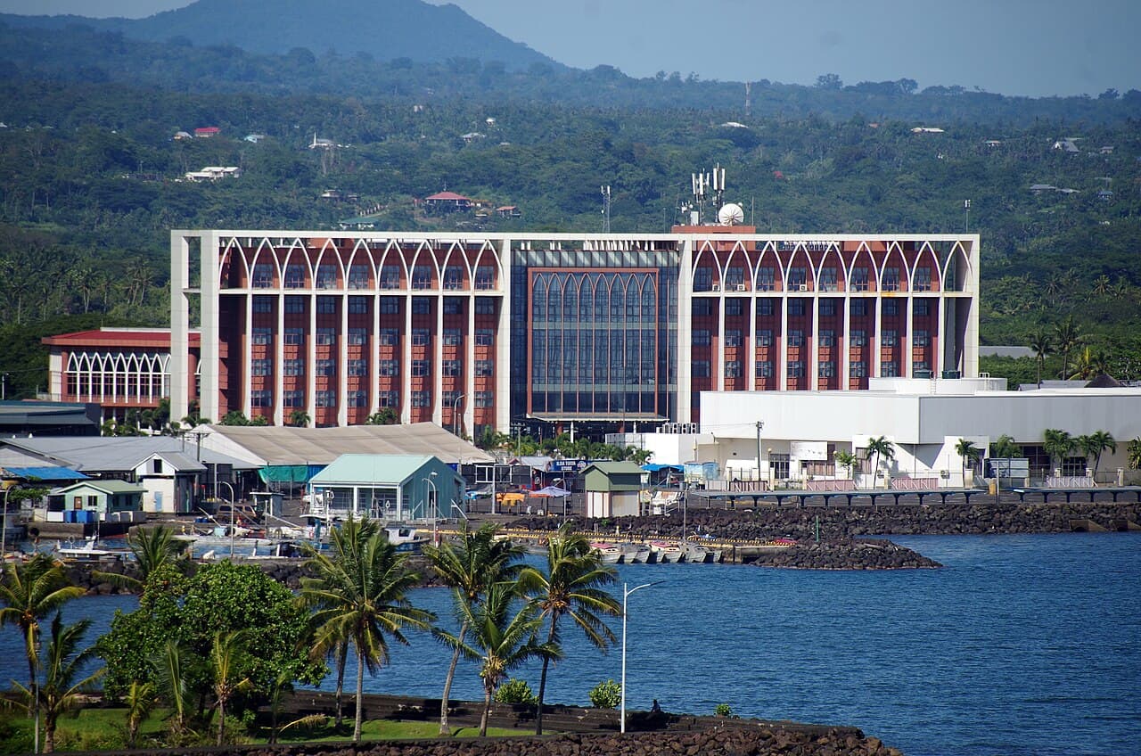 Samoa city skyline