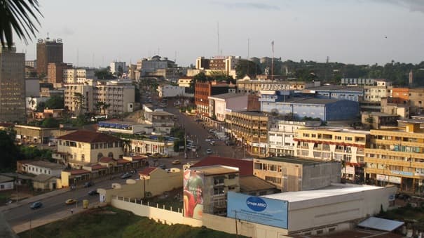 Cameroon city skyline