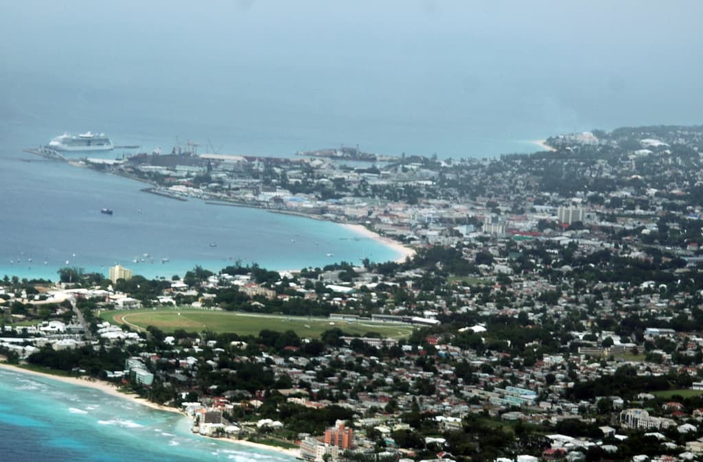 Barbados city skyline