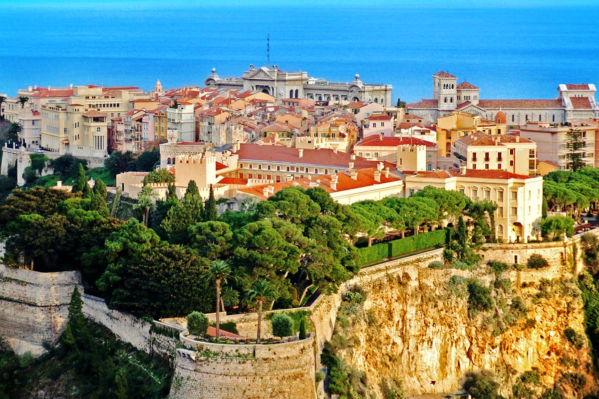 Monaco city skyline