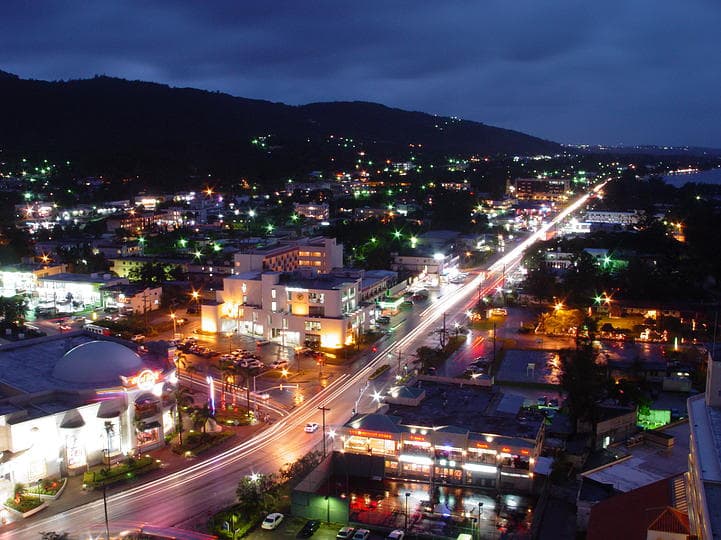 Northern Mariana Islands city skyline