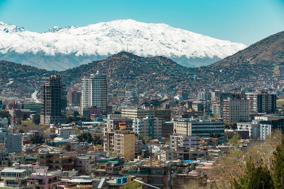 Afghanistan city skyline