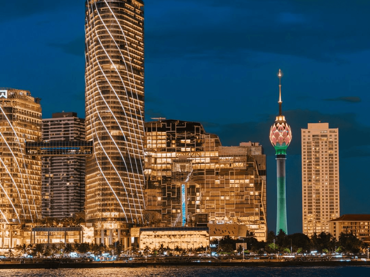 Colombo city skyline