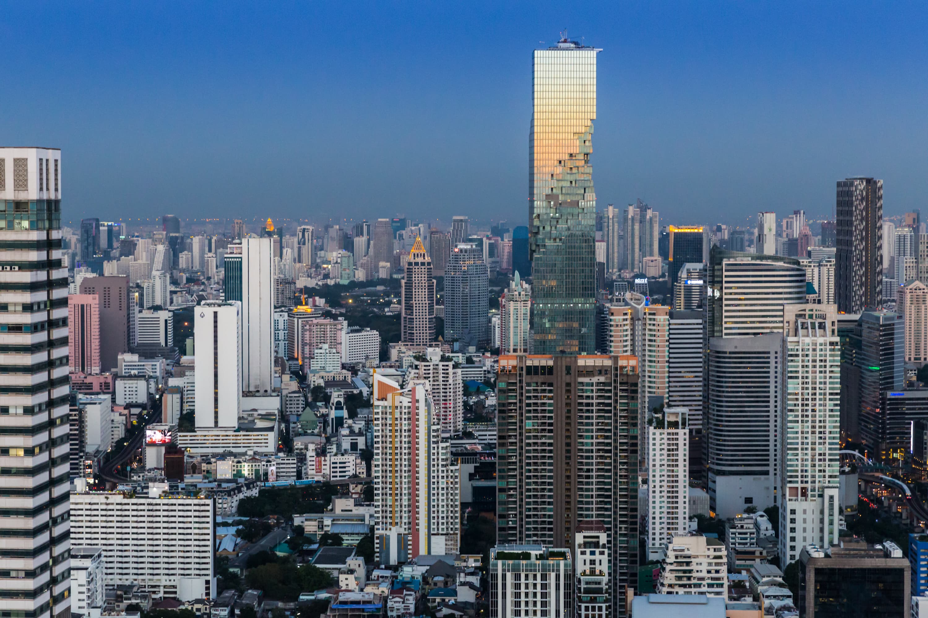 Bangkok city skyline
