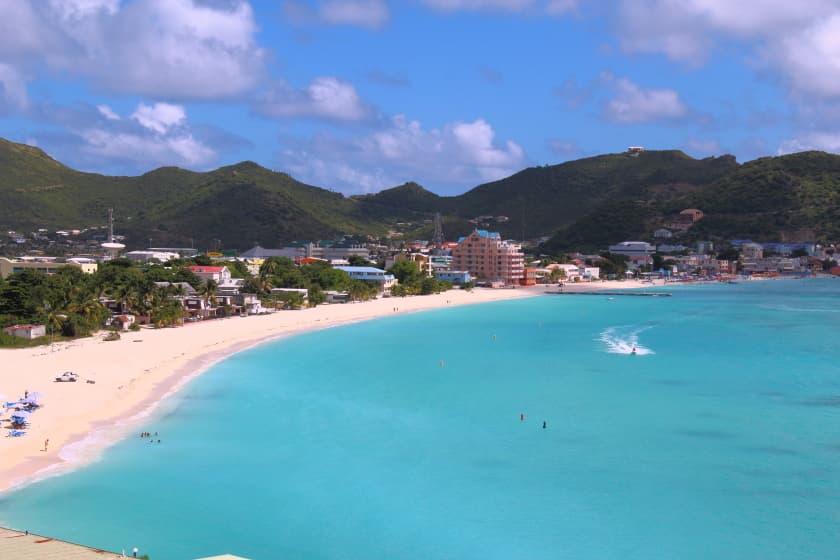 Sint Maarten city skyline