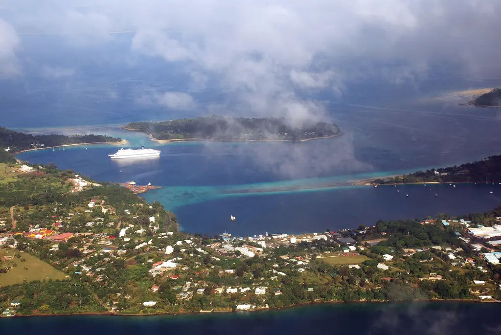 Vanuatu city skyline