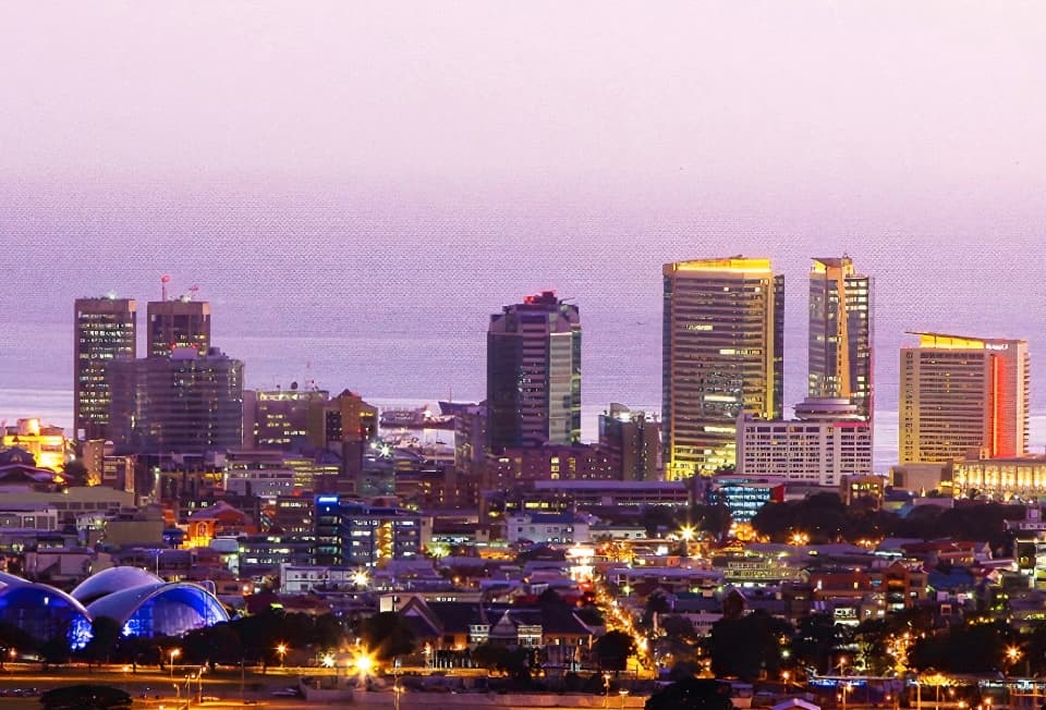 Trinidad & Tobago city skyline