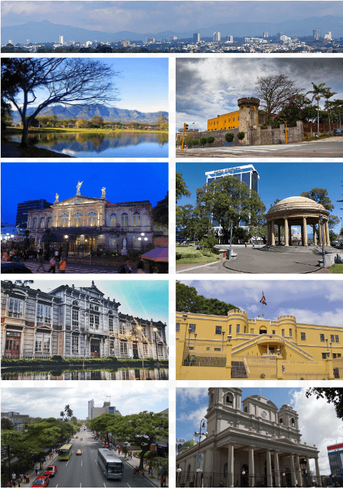 Costa Rica city skyline