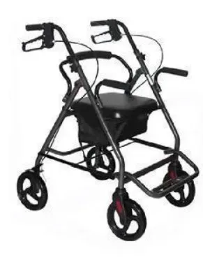 Carbon Steel Foldable Walker with Wheels