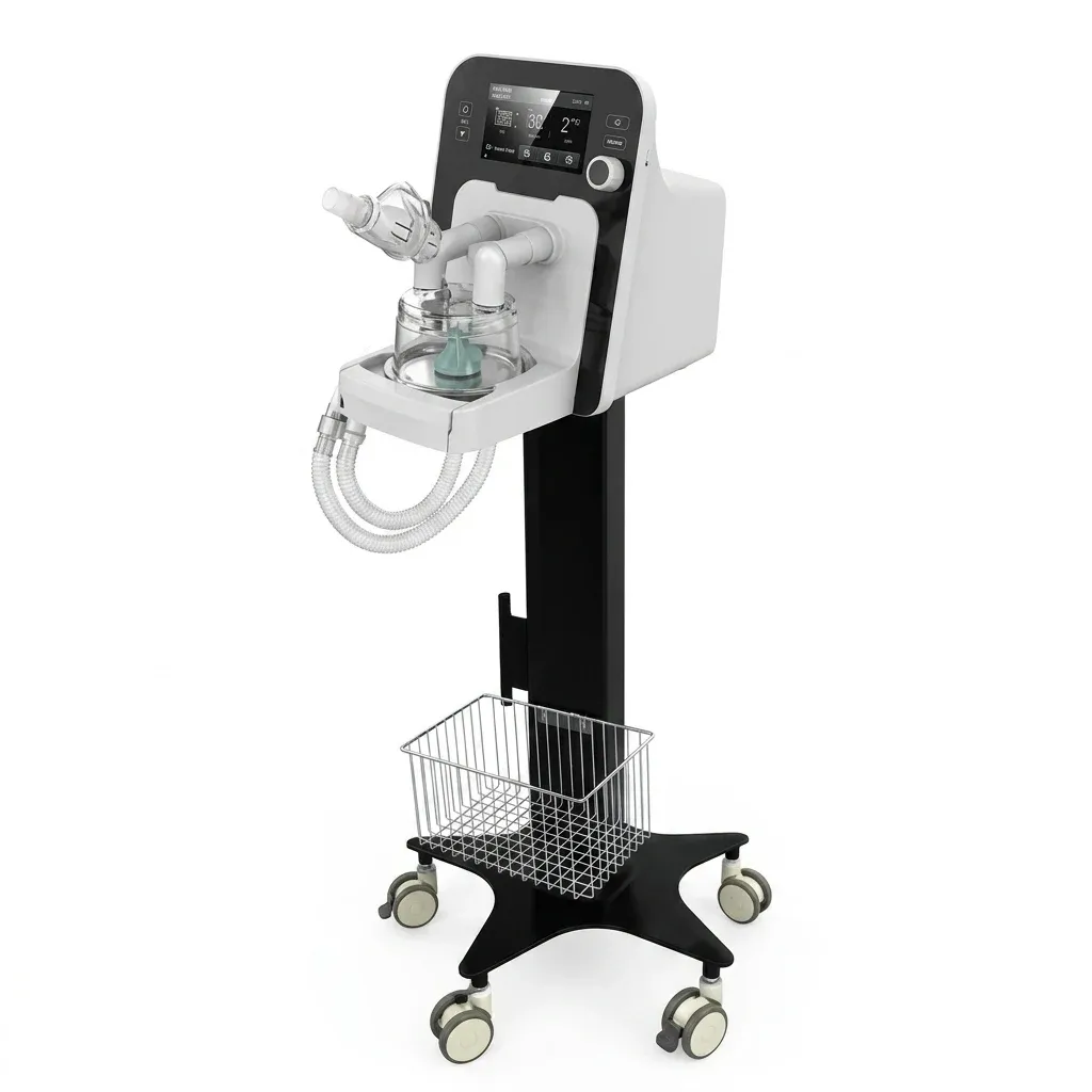 Adult & Pediatric ICU Ventilator Machine Respiratory Rate: 5-150 Breadths Tidal Volume: 3000ml