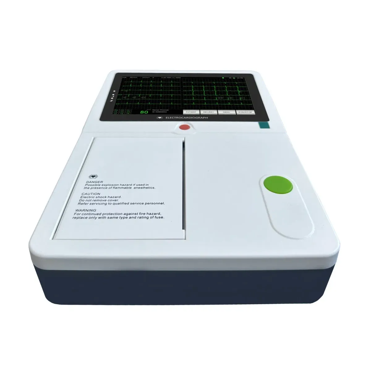 6-Channel Clinical ECG Monitor with Synchronous Acquisition
