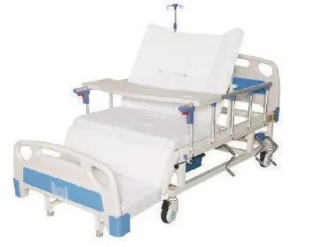 Manual Sectional Leg-Bending Hospital Bed (Full Section)