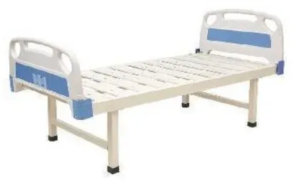 ABS Flat Hospital Bed