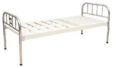 Stainless Steel Flat Hospital Bed