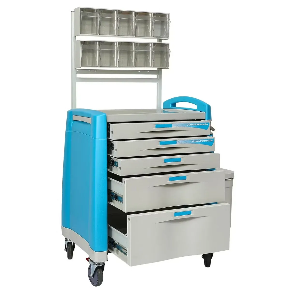 Hospital ABS Resuscitation Trolley for ICU Room